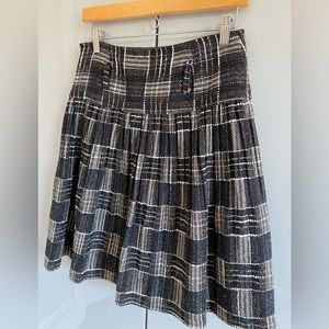 ZARA A-line plaid winter skirt